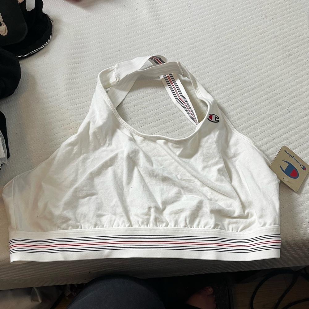Champion crossed back crop tops